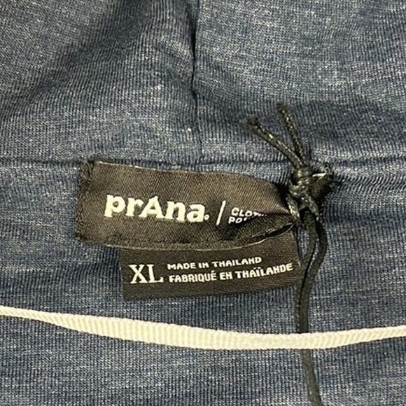 Prana Polar Escape Fleece Pullover Jacket Maroon Geo Size XL NWT Outdoor Fall - Picture 7 of 8